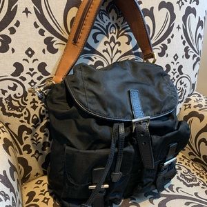 Prada nylon & leather bag